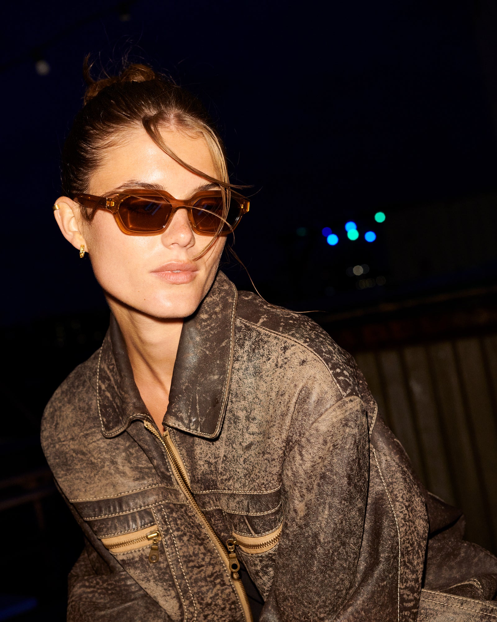 Anthony solbrille - Coffee Brown